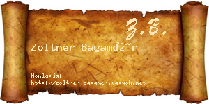 Zoltner Bagamér névjegykártya